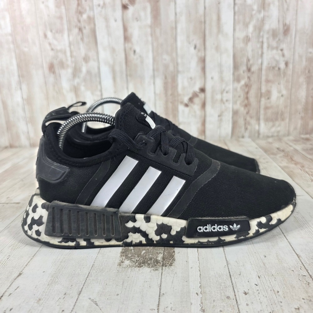 Adidas NMD R1 Marimekko Black White Floral Boost Sneakers GW9594 Womens 8.5